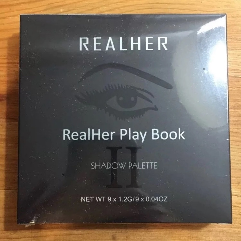 RealHer Play Book Eye Shadow Palette SEALED